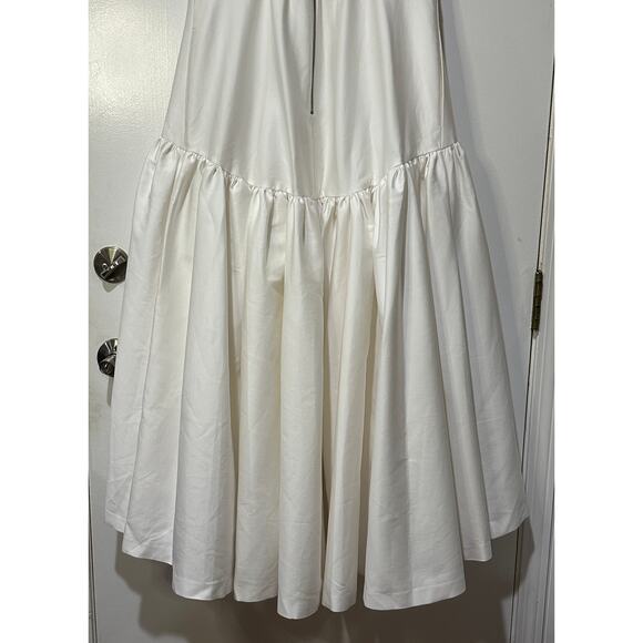 Alice + Olivia Diana Sleeveless Structured Midi Dress Off White 14 NWT Wedding - Picture 13 of 16